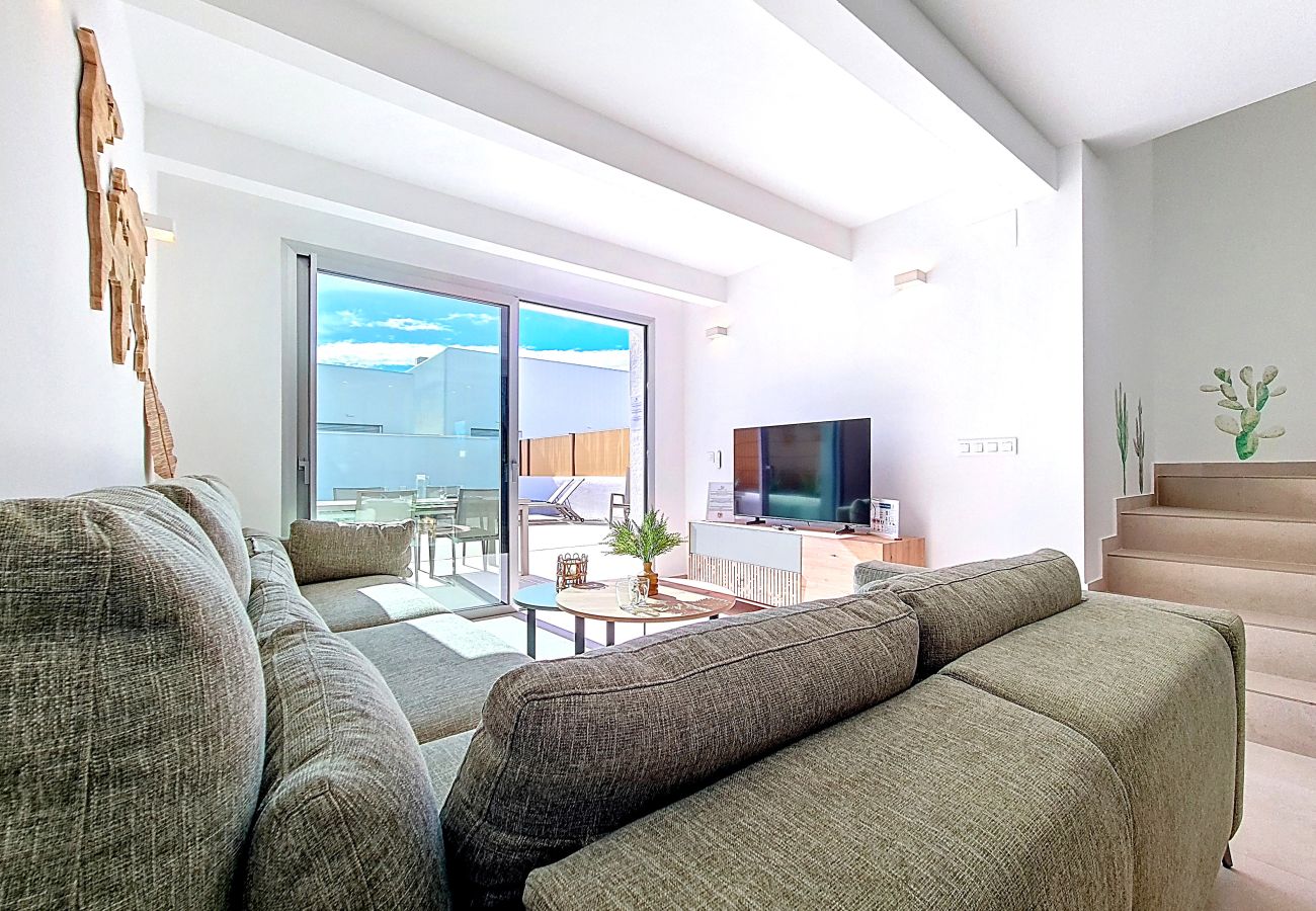 Villa in Los Alcazares - Villa met privézwembad, barbecue en groot terra