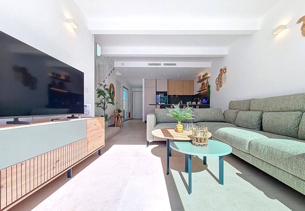 Villa in Los Alcazares - Villa met privézwembad, barbecue en groot terra