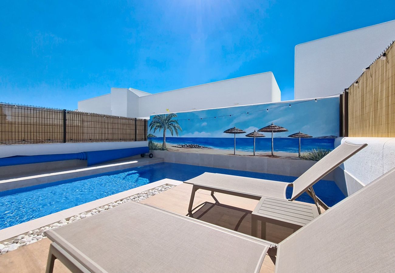 Villa in Los Alcazares - Villa met privézwembad, barbecue en groot terra