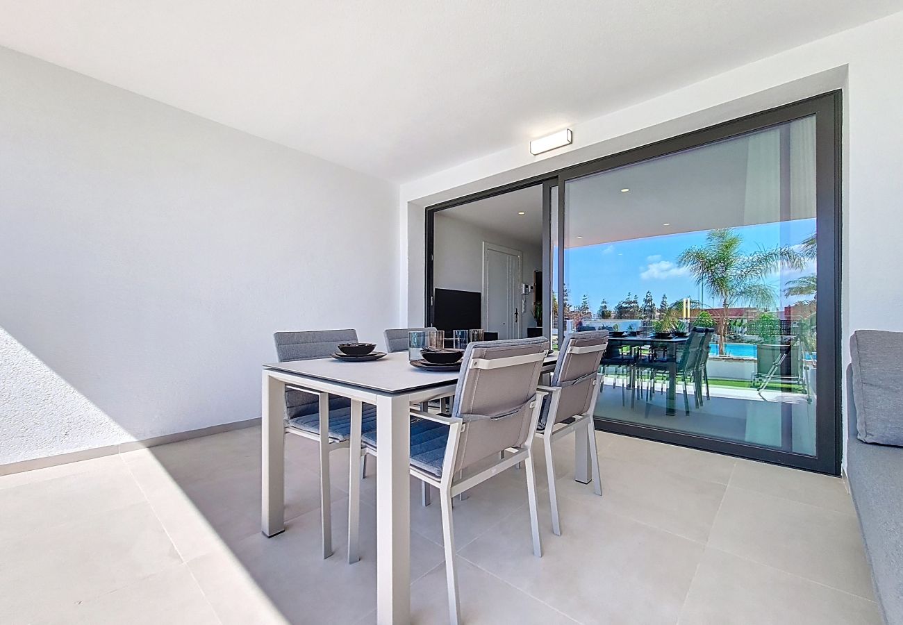 Appartement in Los Alcazares - Zuidgericht Appartement op de Begane Grond bij het Zwembad
