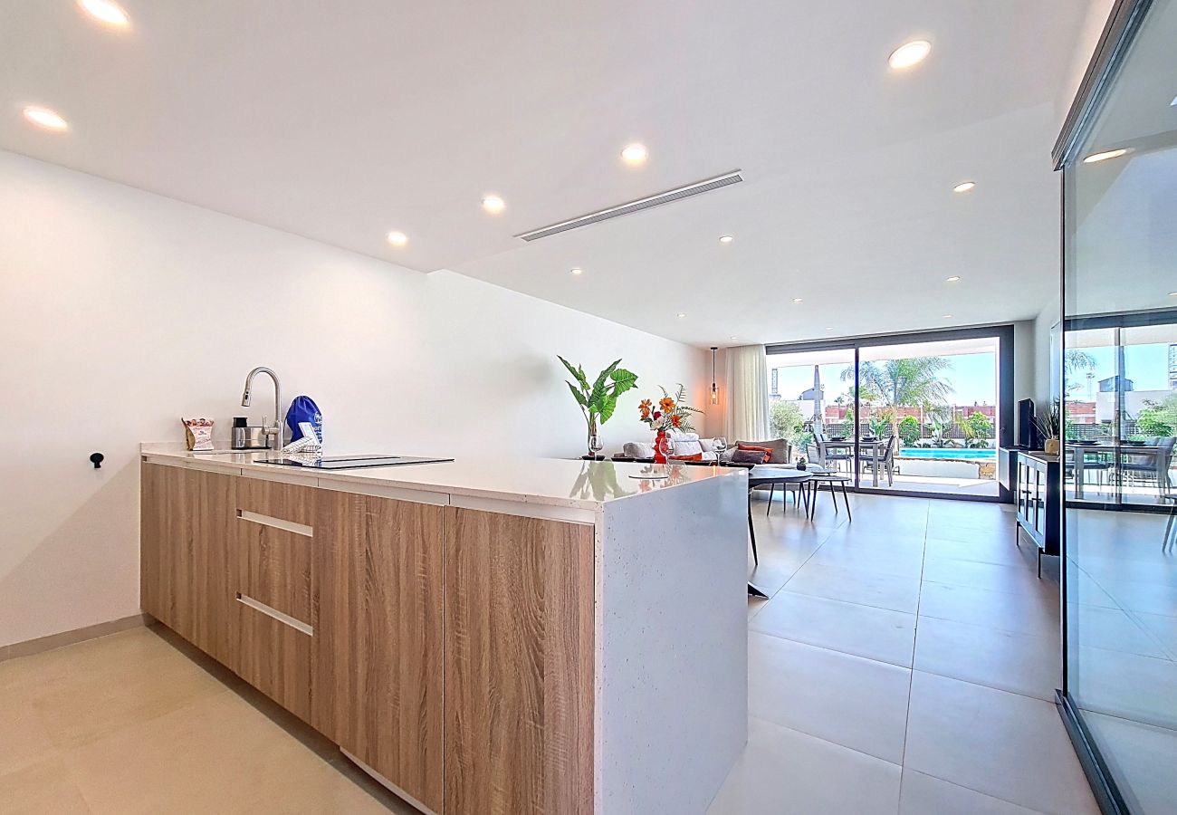 Appartement in Los Alcazares - Zuidgericht Appartement op de Begane Grond bij het Zwembad