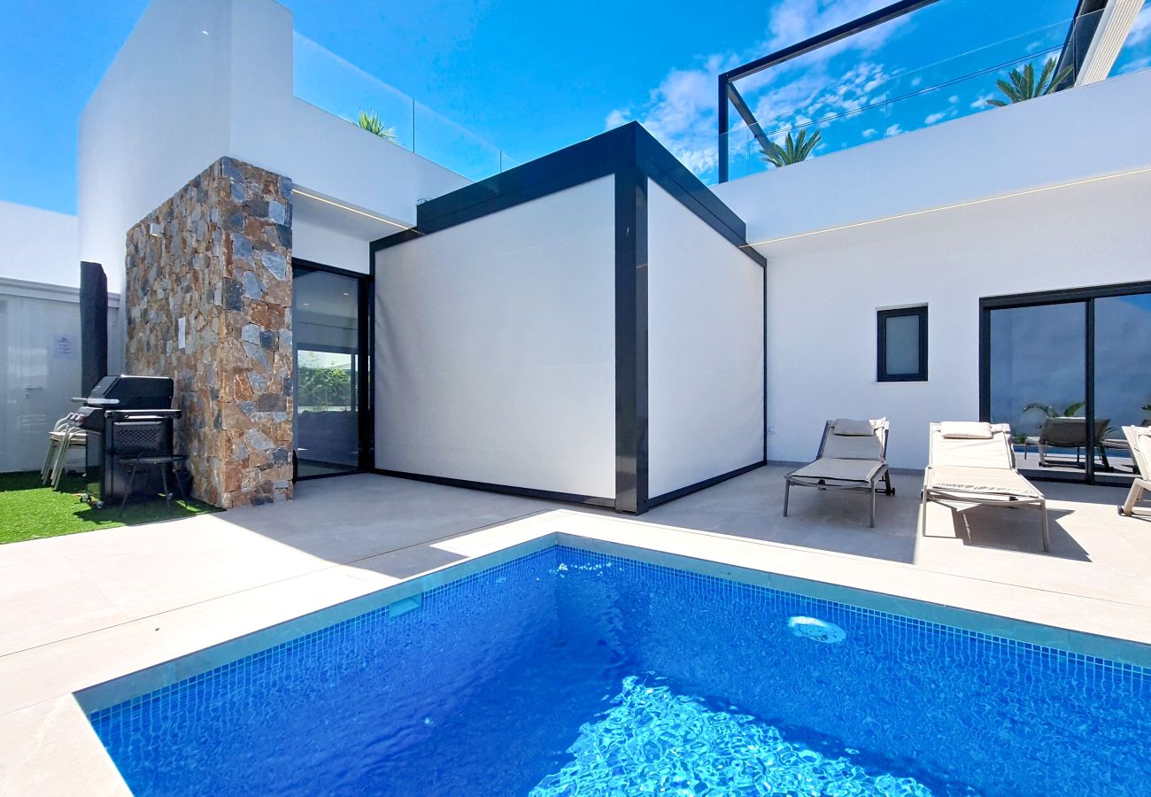 Villa in San Javier - Villa met privézwembad en dakterras