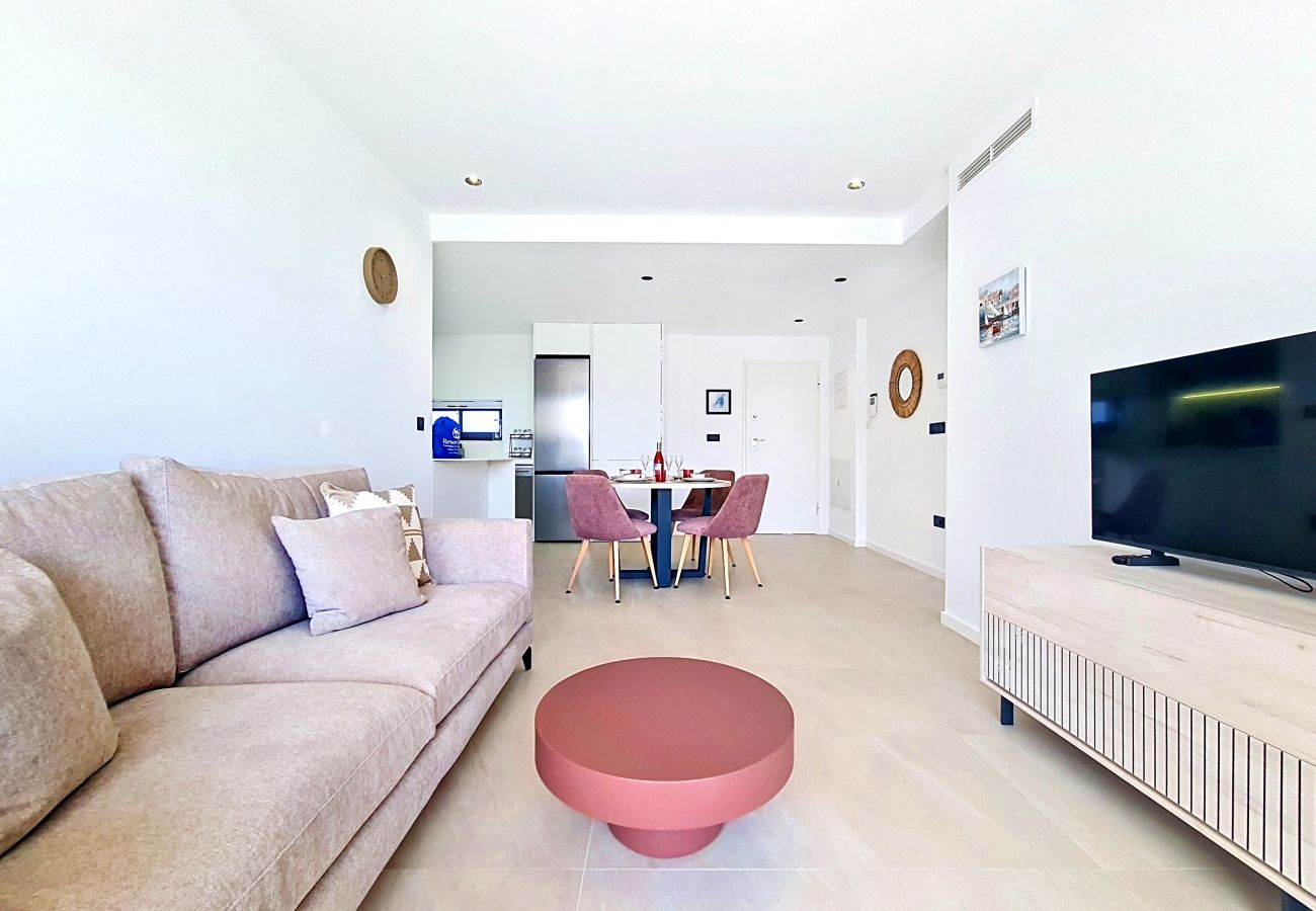 Appartement in Los Alcazares - Appartement op de begane grond met uitzicht op het zwembad