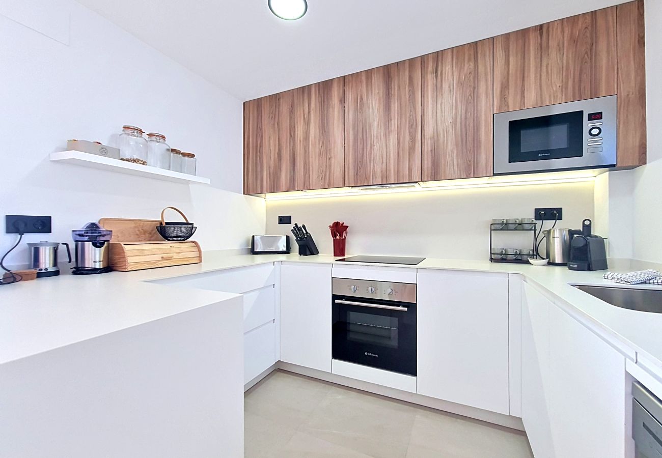 Appartement in Los Alcazares - Appartement op de begane grond met uitzicht op het zwembad