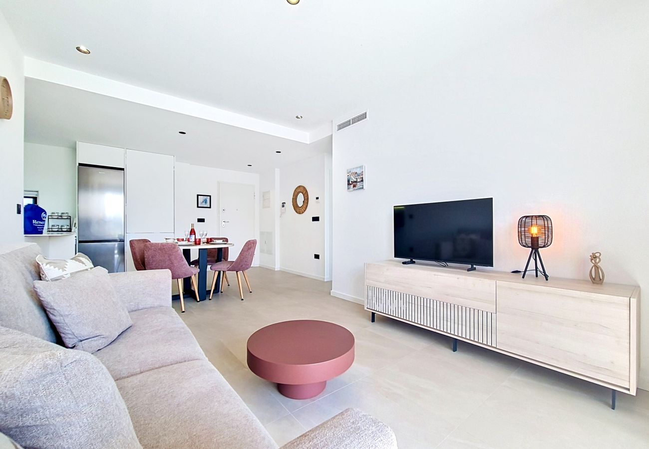 Appartement in Los Alcazares - Appartement op de begane grond met uitzicht op het zwembad