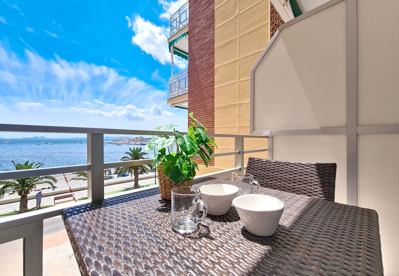 Appartement in San Pedro del Pinatar - Appartement aan zee met balkon en uitzicht op zee