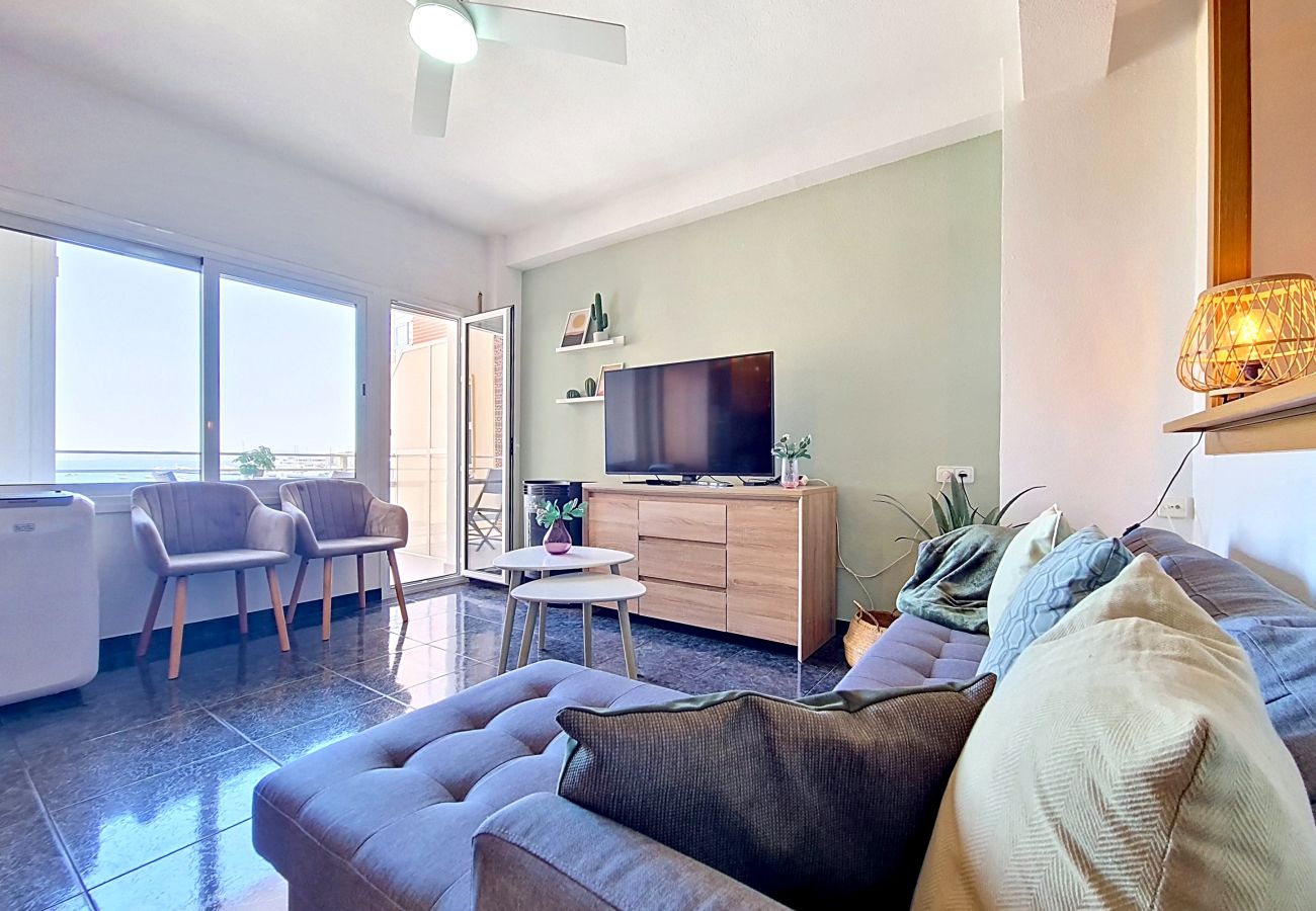 Appartement in San Pedro del Pinatar - Appartement aan zee met balkon en uitzicht op zee